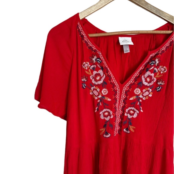 Knox Rose Red Embroidered Dress - Picture 4 of 5